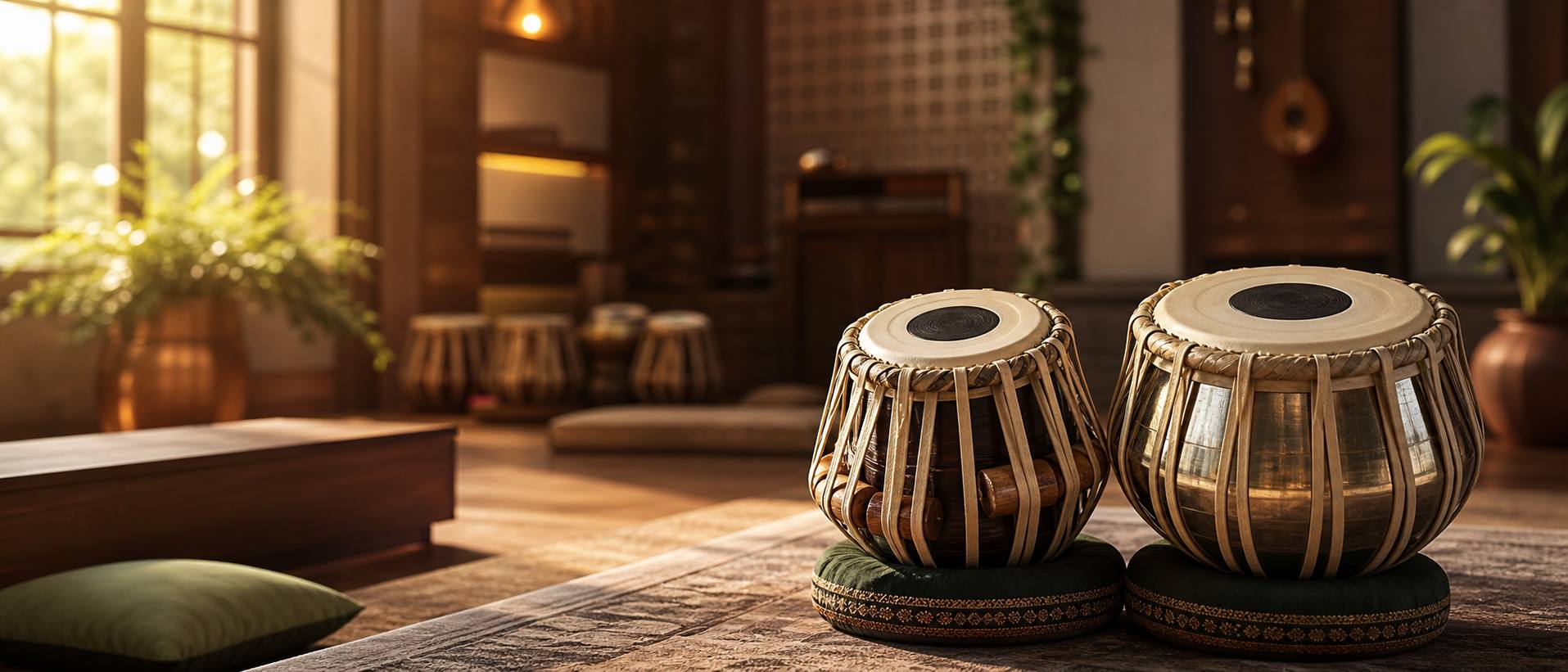 Professional tabla training atmosphere in Bangalore